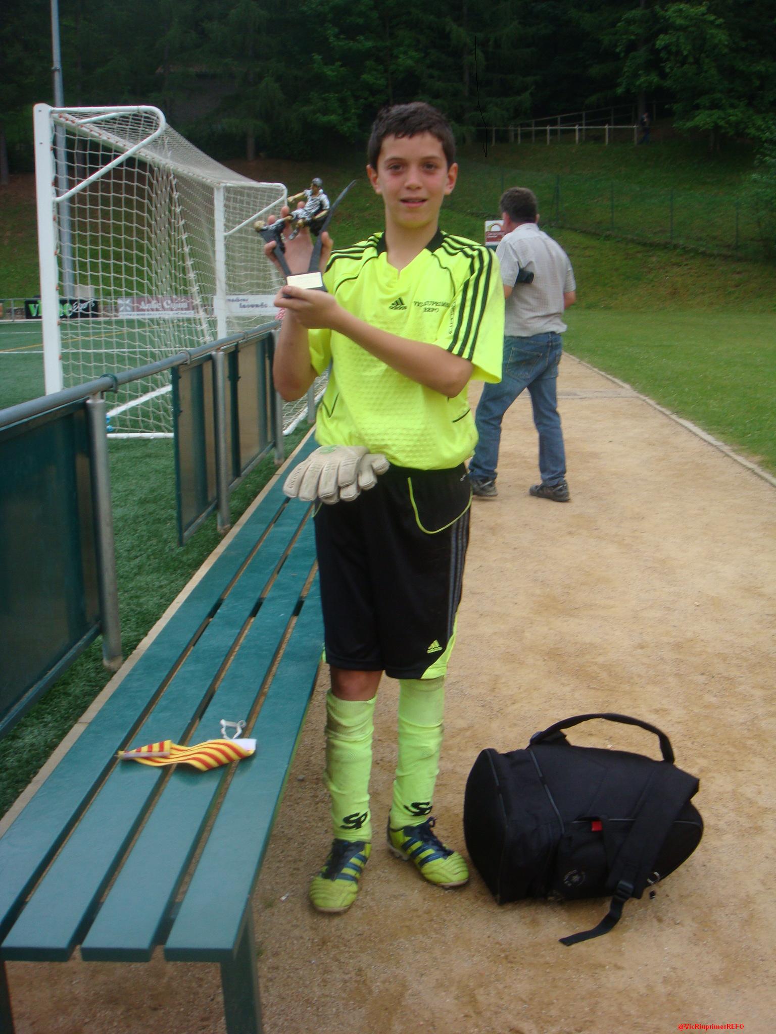 Jordi Montero Millor Jugador del torneig Germans Vila Riera Camprodon